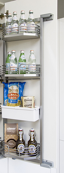 КОМПЛЕКТ №3 Юбокс, Тандем Сайд 600 мм, H 1700, Арена КЛАССИК, 5 полок + 1 Юбокс, цвет ТИТАН Kessebohmer | официальный магазин