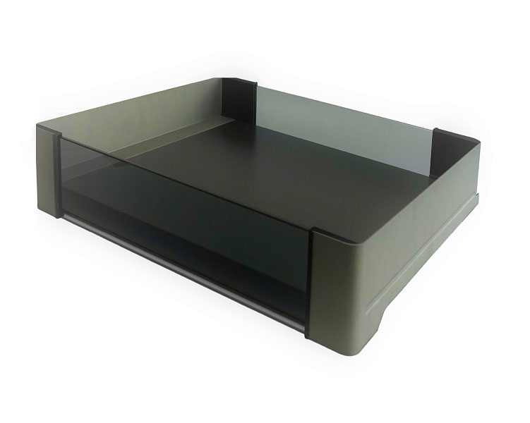 КОМПЛЕКТ Полка внутренняя выдвижная со стеклом 320 мм Конеро H 168 W 910-970 мм, шампань Kessebohmer | официальный магазин