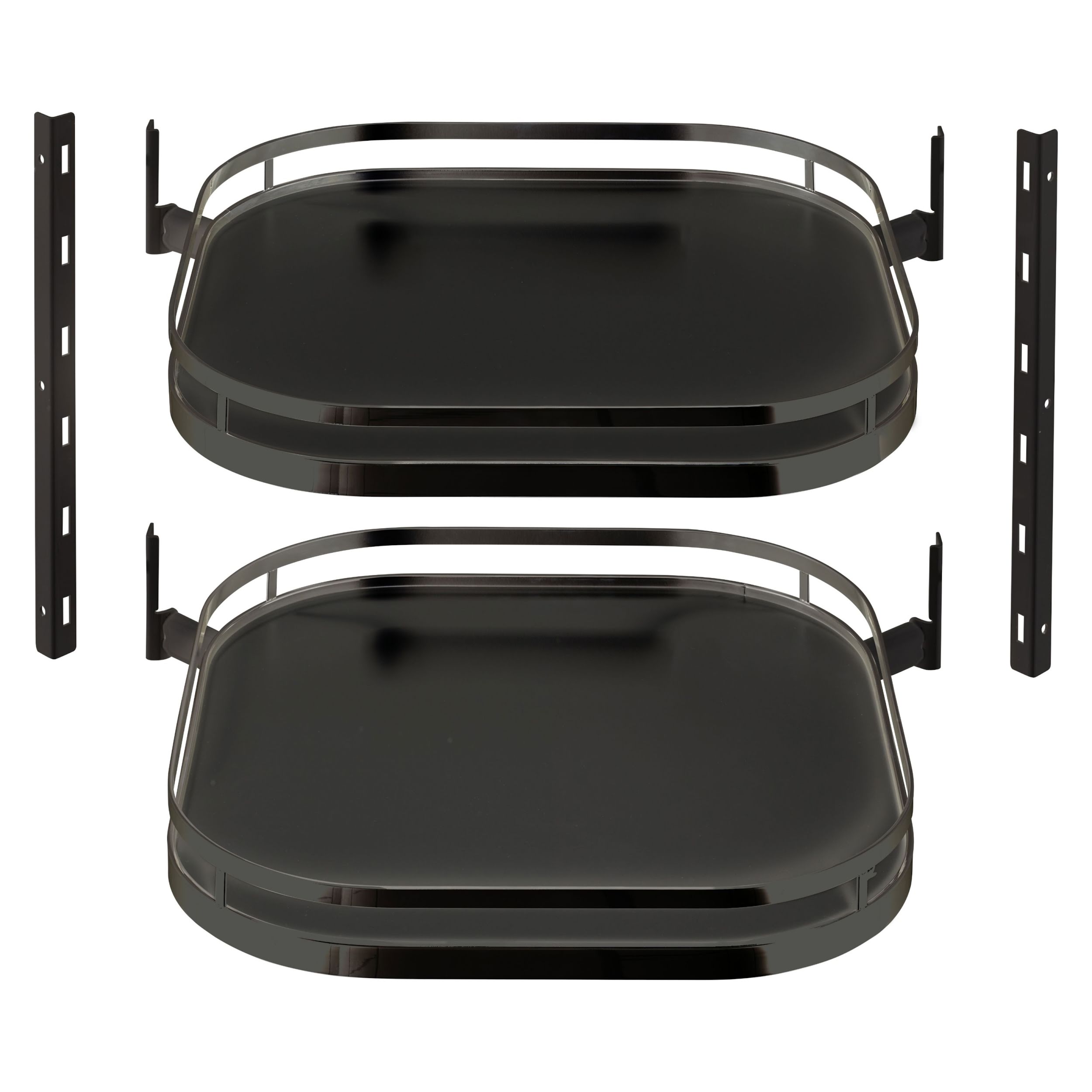 Комплект 2 полки, ТорнМоушн 600 мм, Арена СТИЛЬ, цвет АНТРАЦИТ Kessebohmer | официальный магазин