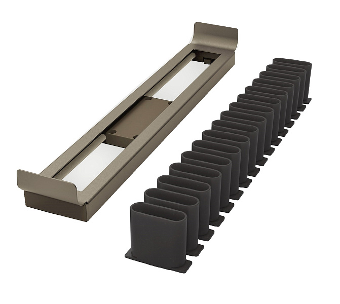 Держатель для галстуков и ремней выдвижной 450 мм Конеро D 475 мм цвет ШАМПАНЬ Kessebohmer | официальный магазин