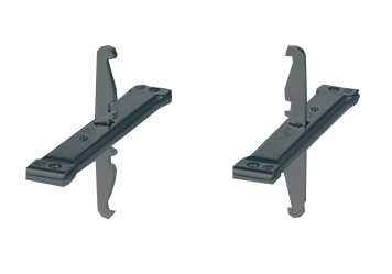 Крепление 1 уп (2 шт) к фасаду, Диспенса 90° 150 мм, цвет АНТРАЦИТ Kessebohmer | официальный магазин