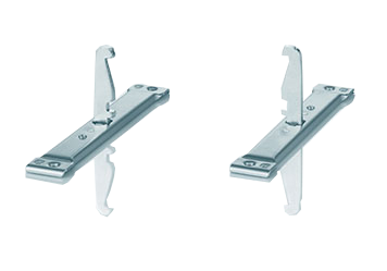 Крепление 1 уп (2 шт) к фасаду, Диспенса 90° 250 мм, цвет ТИТАН Kessebohmer | официальный магазин