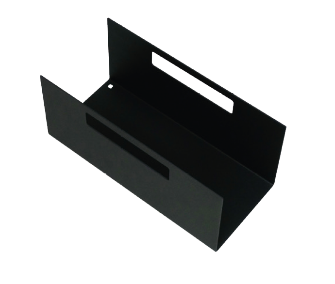 Делитель U-образный, ФайнЛайн Линик, 218x99x114 мм, 1 шт, цвет ГРАФИТ черный Kessebohmer