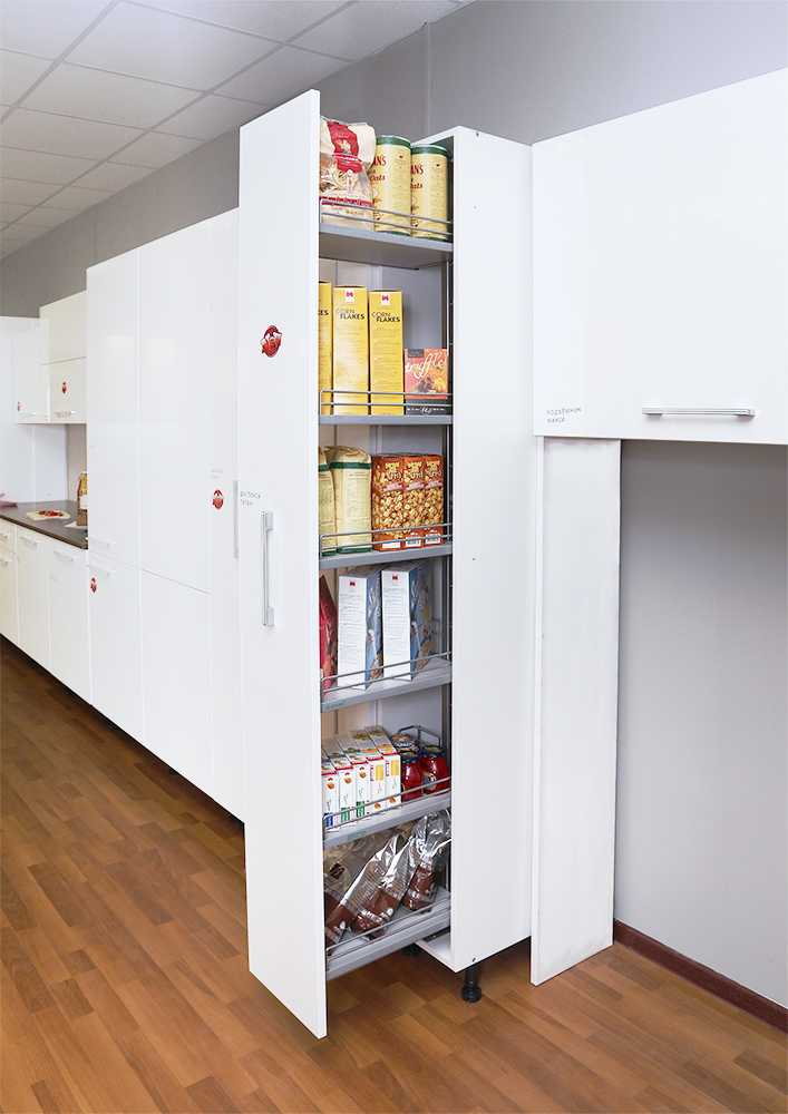 КОМПЛЕКТ ЧВ, Диспенса 90° 400 мм, H 1200-1600, Арена КЛАССИК, 4 полки, цвет ТИТАН Kessebohmer | официальный магазин